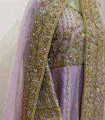 Bahar-e-Jaan Lilac Zardozi Panelled Maxi
